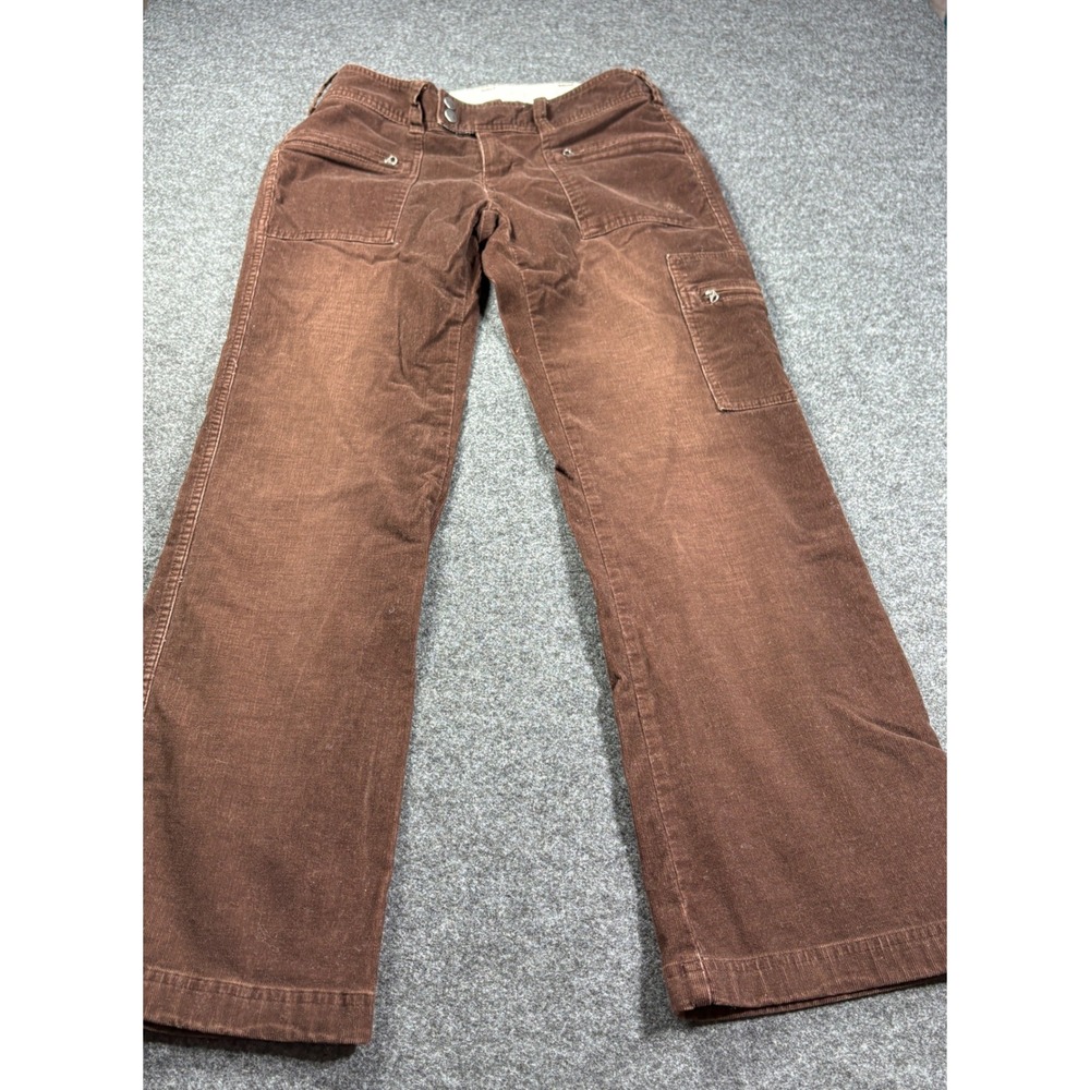 The North Face Corduroy Pants Womens 4 Brown A5 Series Cargo Hiking Outdoor